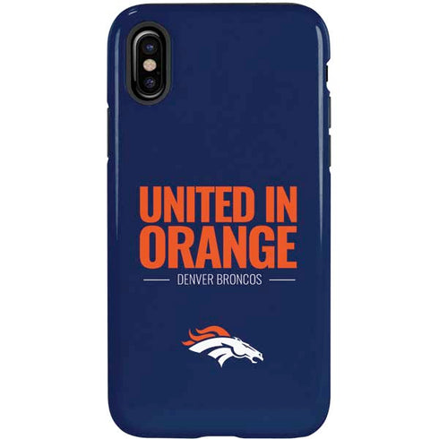 NFL Denver Broncos Team Motto iPhone XS Pro Case