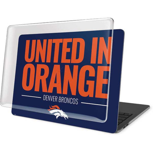NFL Denver Broncos Team Motto MacBook Pro 13in (2020) Case plus Skin