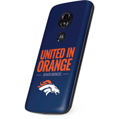 NFL Denver Broncos Team Motto Moto E5 Play Skin