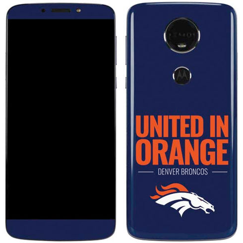 NFL Denver Broncos Team Motto Moto E5 Plus Skin
