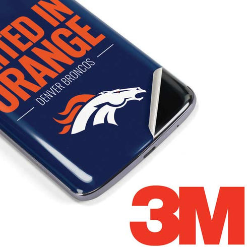 NFL Denver Broncos Team Motto Moto E5 Plus Skin