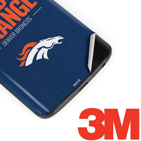 NFL Denver Broncos Team Motto Moto G6 Skin