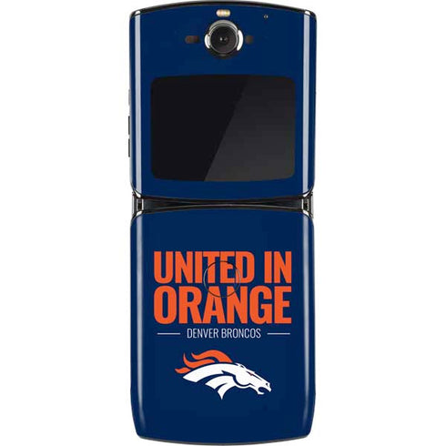 NFL Denver Broncos Team Motto Motorola RAZR Skin