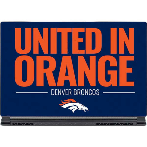 NFL Denver Broncos Team Motto MSI GS65 Stealth Laptop Skin
