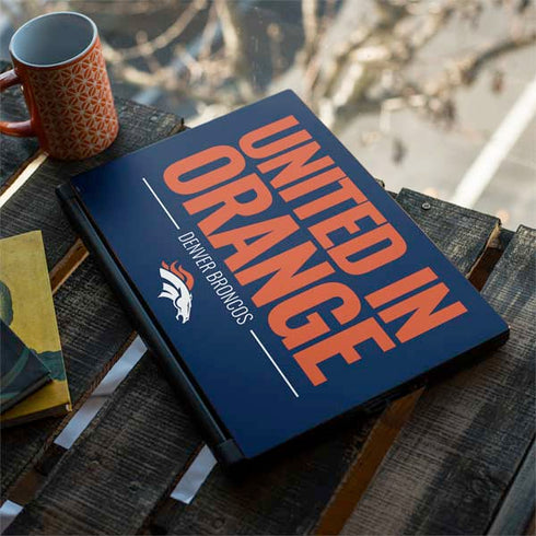 NFL Denver Broncos Team Motto MSI GS65 Stealth Laptop Skin