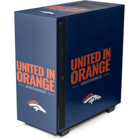 NFL Denver Broncos Team Motto NZXT H510 Compact ATX Mid-Tower Case Skin