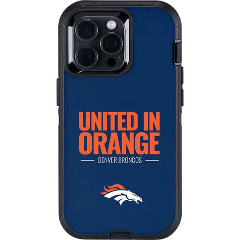 NFL Denver Broncos Team Motto Otterbox Defender iPhone Skin