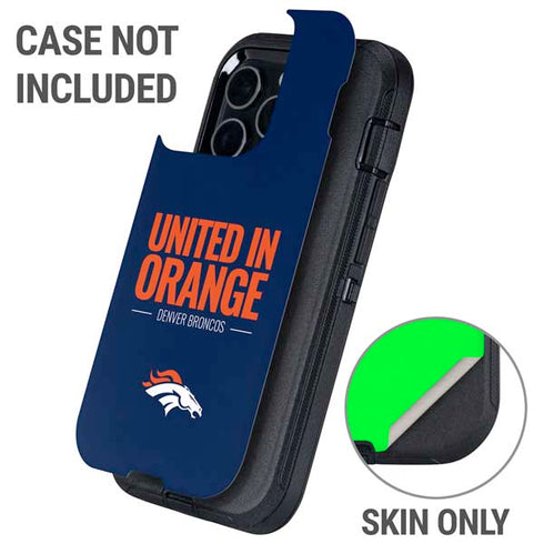 NFL Denver Broncos Team Motto Otterbox Defender iPhone Skin
