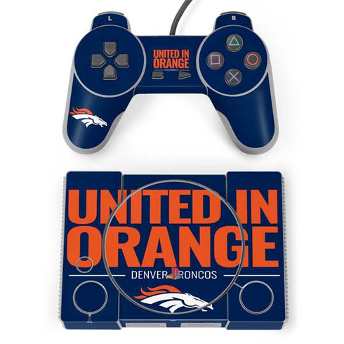 NFL Denver Broncos Team Motto PlayStation Classic Bundle Skin
