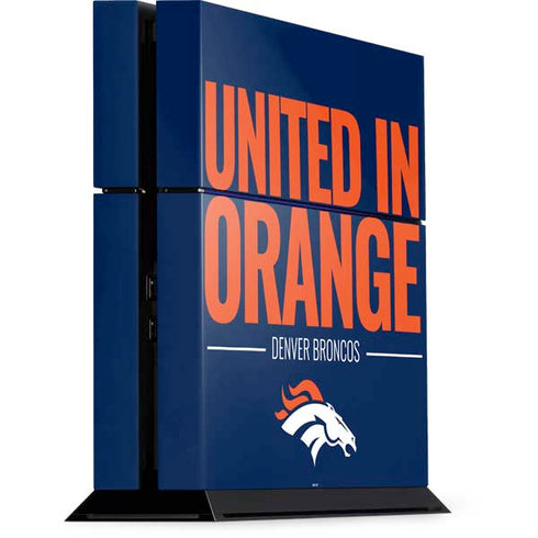 NFL Denver Broncos Team Motto PS4 Console Skin