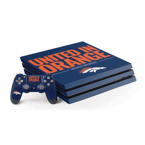 NFL Denver Broncos Team Motto PS4 Pro Bundle Skin
