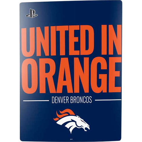 NFL Denver Broncos Team Motto PS5 Digital Edition Console Skin
