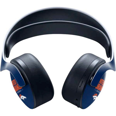NFL Denver Broncos Team Motto PULSE 3D Wireless Headset for PS5 Skin