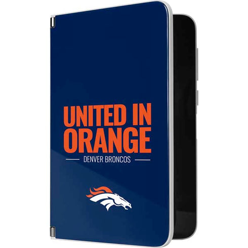 NFL Denver Broncos Team Motto Surface Duo Skin