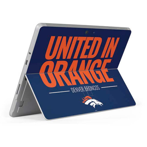 NFL Denver Broncos Team Motto Surface Go Skin