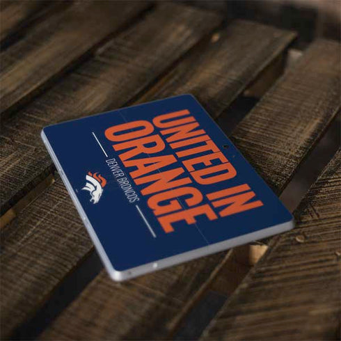 NFL Denver Broncos Team Motto Surface Go Skin