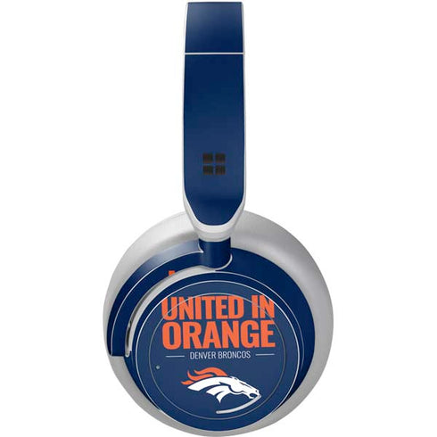 NFL Denver Broncos Team Motto Surface Headphones Skin