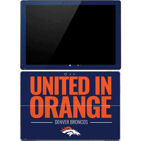 NFL Denver Broncos Team Motto Surface Pro 4 Skin