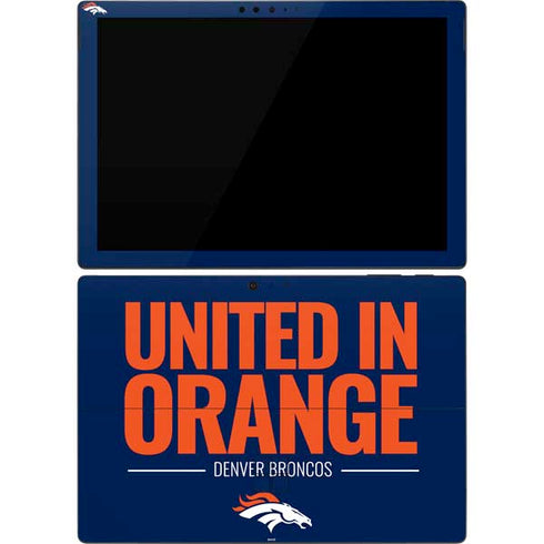 NFL Denver Broncos Team Motto Surface Pro 7 Skin