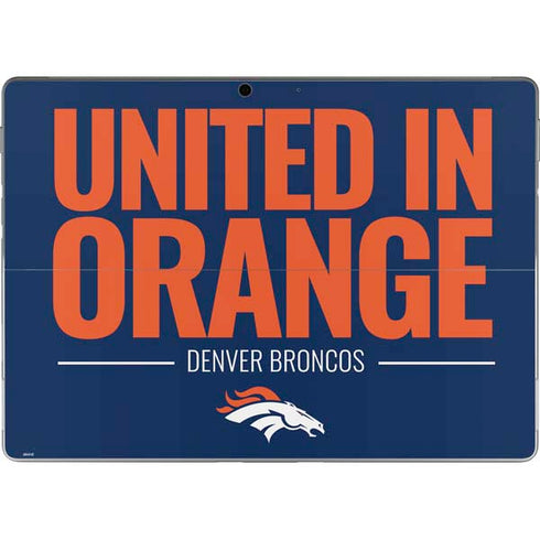 NFL Denver Broncos Team Motto Surface Pro 9 Skin