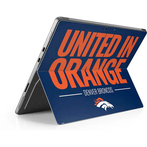 NFL Denver Broncos Team Motto Surface Pro 9 Skin