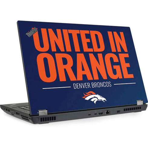 NFL Denver Broncos Team Motto Lenovo ThinkPad Skin