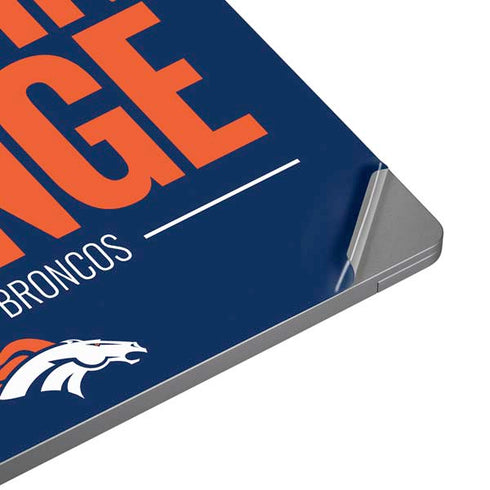 NFL Denver Broncos Team Motto Universal Laptop 16in (13 x 9.4in) Skin