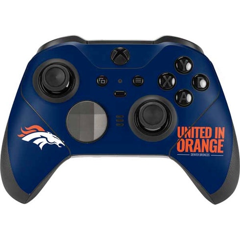 NFL Denver Broncos Team Motto Xbox Elite Wireless Controller Series 2 Skin