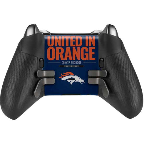 NFL Denver Broncos Team Motto Xbox Elite Wireless Controller Series 2 Skin