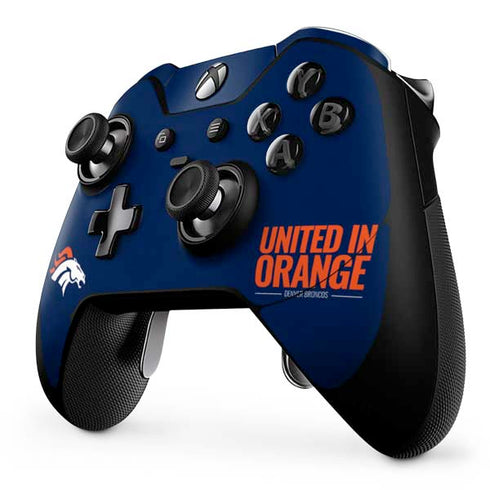 NFL Denver Broncos Team Motto Xbox One Elite Controller Skin