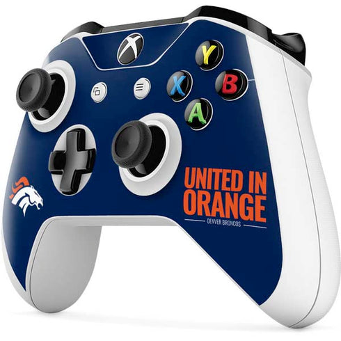 NFL Denver Broncos Team Motto Xbox One S Controller Skin
