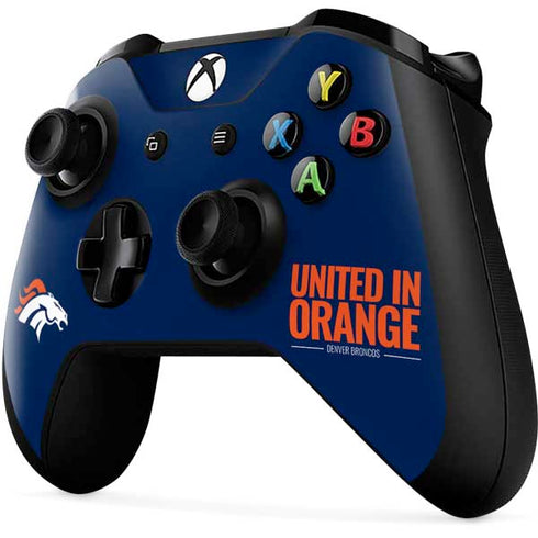 NFL Denver Broncos Team Motto Xbox One X Controller Skin