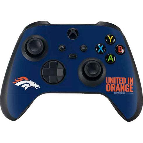 NFL Denver Broncos Team Motto Xbox Series X Controller Skin