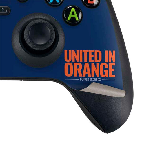 NFL Denver Broncos Team Motto Xbox Series X Controller Skin