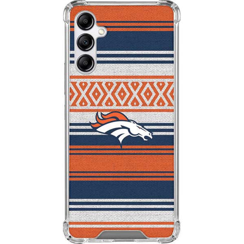 NFL Denver Broncos Trailblazer Galaxy A14 5G Clear Case