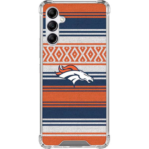 NFL Denver Broncos Trailblazer Galaxy A15 5G Clear Case