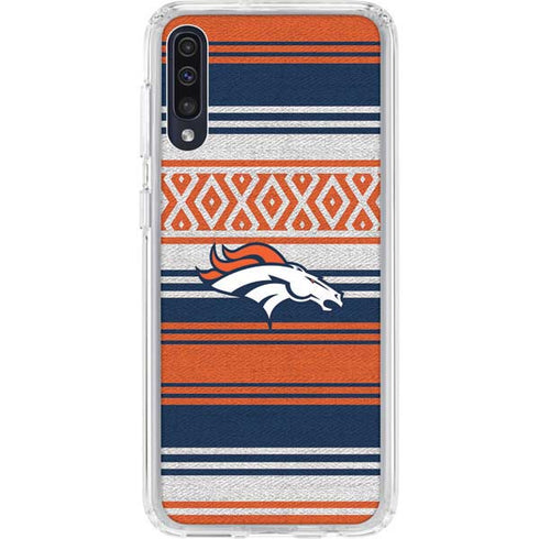 NFL Denver Broncos Trailblazer Galaxy A50 Clear Case