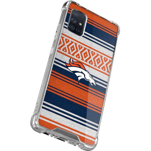 NFL Denver Broncos Trailblazer Galaxy A71 5G Clear Case