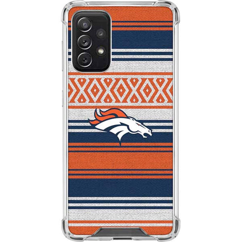 NFL Denver Broncos Trailblazer Galaxy A72 5G Clear Case