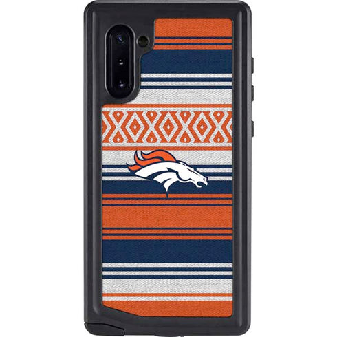 NFL Denver Broncos Trailblazer Galaxy Note 10 Waterproof Case