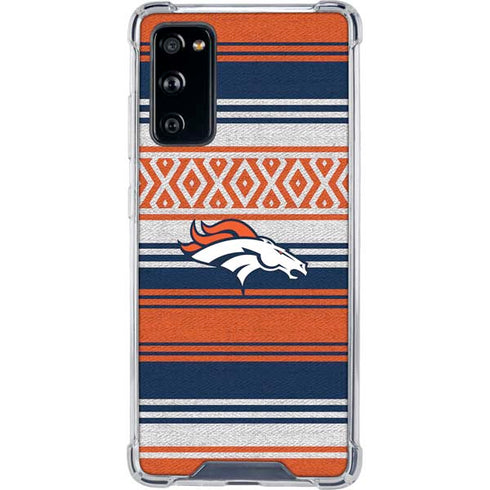 NFL Denver Broncos Trailblazer Galaxy S20 FE Clear Case
