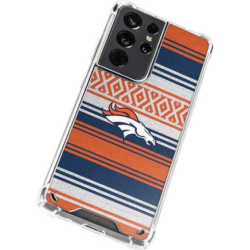 NFL Denver Broncos Trailblazer Galaxy S21 Ultra 5G Clear Case
