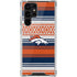 NFL Denver Broncos Trailblazer Galaxy S22 Ultra Clear Case