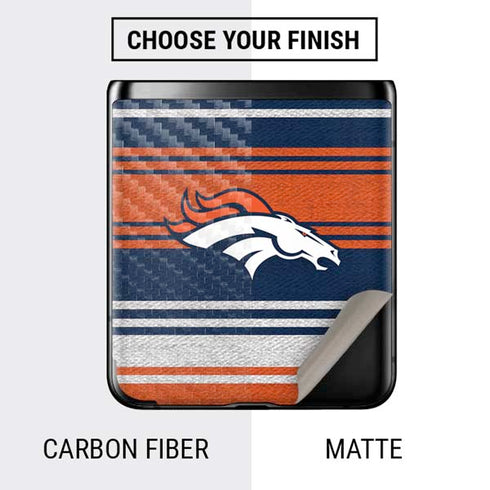 NFL Denver Broncos Trailblazer Galaxy Z Flip Skin