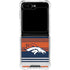 NFL Denver Broncos Trailblazer Galaxy Z Flip5 5G Clear Case