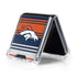 NFL Denver Broncos Trailblazer Galaxy Z Flip5 5G Clear Case