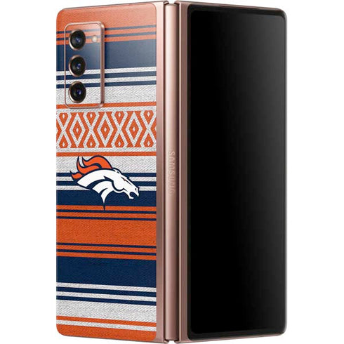 NFL Denver Broncos Trailblazer Galaxy Z Fold2 5G Skin