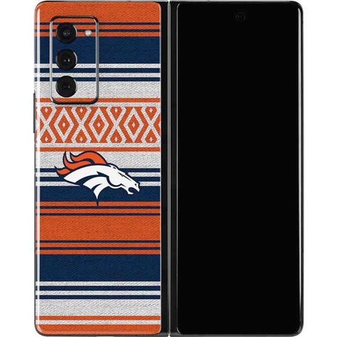 NFL Denver Broncos Trailblazer Galaxy Z Fold2 5G Skin