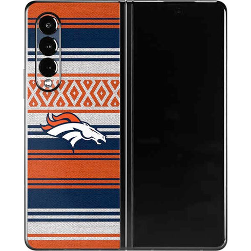 NFL Denver Broncos Trailblazer Galaxy Z Fold3 5G Skin