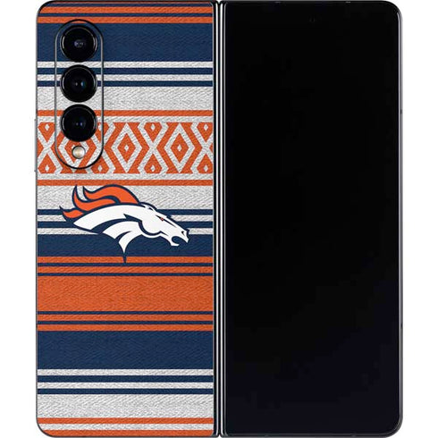 NFL Denver Broncos Trailblazer Galaxy Z Fold4 5G Skin